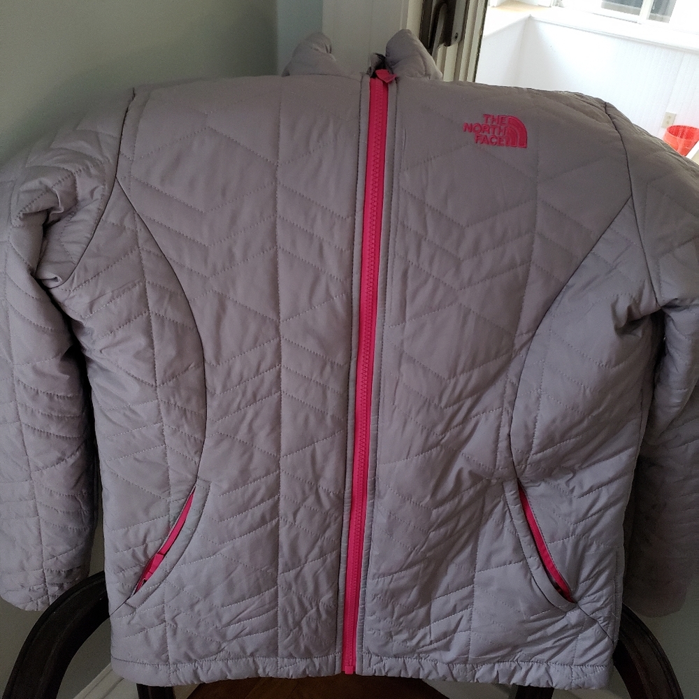 North face quilted coat